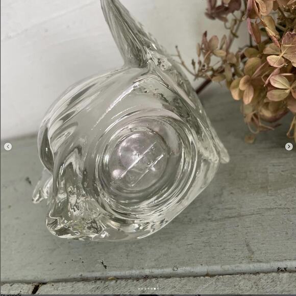 Vintage Avon Glass Turkey Thanksgiving Dinner Table Votive Candleholder Planter - Picture 6 of 7